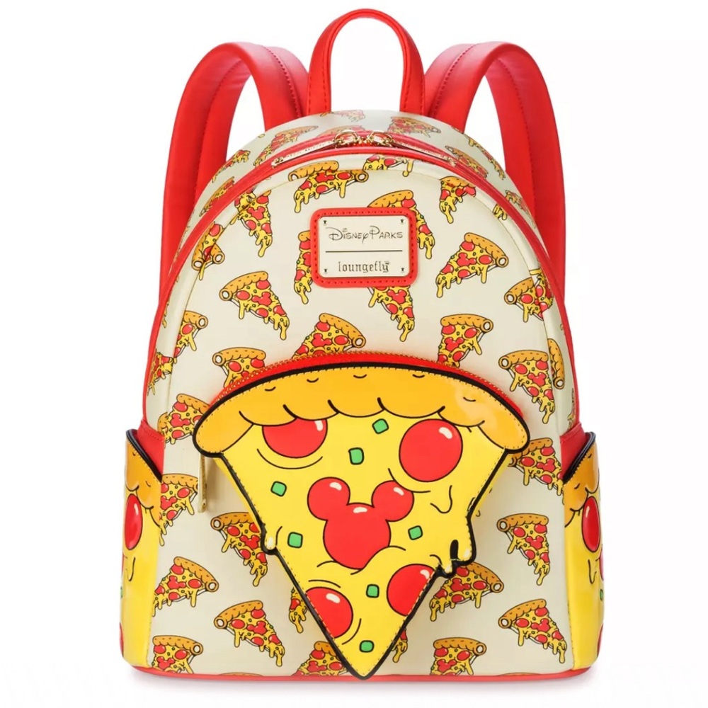 Loungefly Disney Parks Mini Backpack and Matching Ears-pizza- Disney Eats